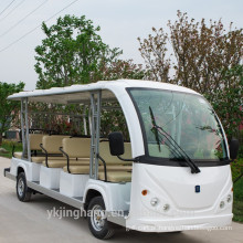 23 passager carro resort elétrico / ônibus de turismo / turista carro elétrico com porta usada arear cênica